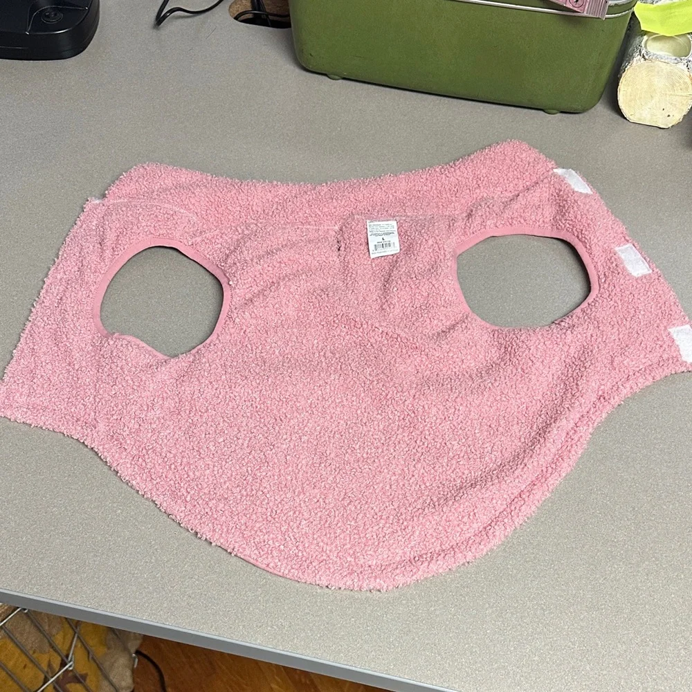 Pink and Gray Dog Vest - Picture 3 of 6